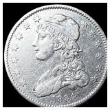 1834 Capped Bust Quarter NEARLY UNCIRCULATED