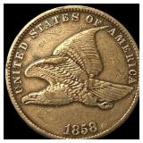 1858 Flying Eagle Cent CLOSELY UNCIRCULATED