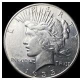 1935 Silver Peace Dollar CHOICE AU