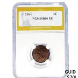 1896 Indian Head Cent PGA MS64 RB