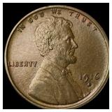 1916-D Lincoln Wheat Cent CHOICE BU