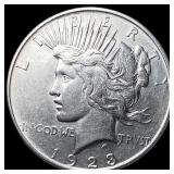 1923 Silver Peace Dollar CLOSELY UNCIRCULATED