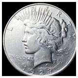 1927 Silver Peace Dollar CLOSELY UNCIRCULATED