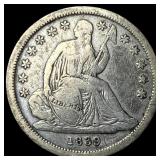 1839 Seated Liberty Dime LIGHTLY CIRCULATED
