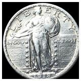 1918-S Silver Standing Liberty Quarter  CLOSELY U