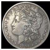 1902 Morgan Silver Dollar NEARLY UNCIRCULATED