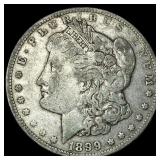 1899-O Micro O Silver Morgan Dollar ABOUT  UNCIRC