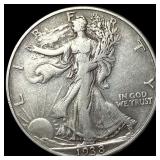1938-D Walking Liberty Half Dollar NEARLY  UNCIRC