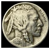 1925-D Nickel Buffalo Nickel NEARLY  UNCIRCULATED