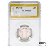 1929-D Standing Liberty Quarter PGA MS65