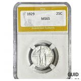 1929 Standing Liberty Quarter PGA MS65