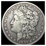1891-O Silver Morgan Dollar NEARLY UNCIRCULATED