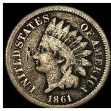 1861 Indian Head Cent LIGHTLY CIRCULATED