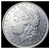 1878 Silver Morgan Dollar CLOSELY UNCIRCULATED