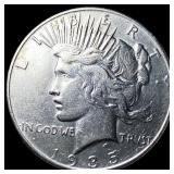 1935 Silver Peace Dollar CLOSELY UNCIRCULATED