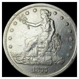 1877-S Silver Trade Dollar NEARLY UNCIRCULATED