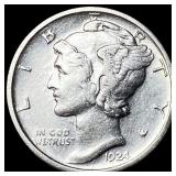1924-D Silver Mercury Dime CLOSELY UNCIRCULATED
