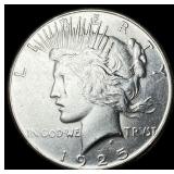 1925-S Silver Peace Dollar CLOSELY UNCIRCULATED