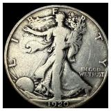 1920 Silver Half Dollar (Walking Liberty) LIGHTLY