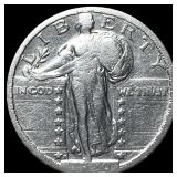 1927-S Standing Liberty Quarter LIGHTLY CIRCULATED