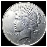 1927 Silver Peace Dollar CLOSELY UNCIRCULATED