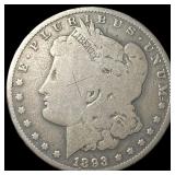 1893-O Silver Morgan Dollar NICELY CIRCULATED