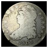 1808 Capped Bust Half Dollar LIGHTLY CIRCULATED