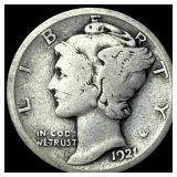1921 Mercury Dime LIGHTLY CIRCULATED