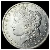 1887 Morgan Silver Dollar CLOSELY UNCIRCULATED