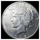 1925-S Silver Peace Dollar CHOICE BU