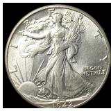 1942 Silver Half Dollar (Walking Liberty) CHOICE B