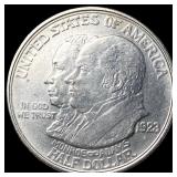 1923-S Silver Monroe Doctrine Centennial Half Doll
