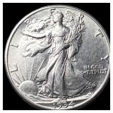 1934-S Silver Walking Liberty Half Dollar UNCIRCUL
