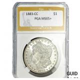 1883 Morgan Silver Dollar PGA MS65+