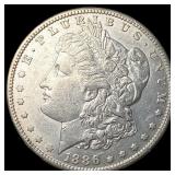 1886 Silver Morgan Dollar CHOICE AU