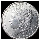 1887 Silver Morgan Dollar UNCIRCULATED