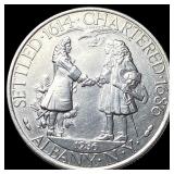 1936 Albany Charter Silver Half Dollar UNCIRCULATE