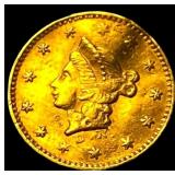 California Gold Token 1852 1/2 Dollar. HIGH GRADE