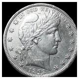 1892-S Silver Barber Half Dollar CLOSELY UNCIRCULA