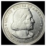 1893 Columbian Exposition Half Dollar CLOSELY UNCI