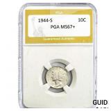 1944-S Mercury Silver Dime PGA MS67+