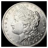 1884-S Silver Morgan Dollar CLOSELY UNCIRCULATED