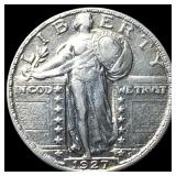 1927 Standing Liberty Silver Quarter CLOSELY UNCIR