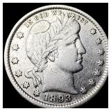 1893-S Silver Barber Quarter NEARLY UNCIRCULATED
