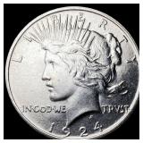 1924 Silver Peace Dollar UNCIRCULATED