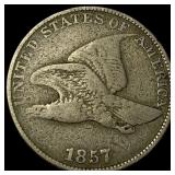 1857 Flying Eagle Cent LIGHTLY CIRCULATED
