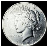 1927 Silver Peace Dollar CLOSELY UNCIRCULATED
