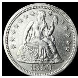 1850 Seated Liberty Dime CLOSELY UNCIRCULATED
