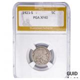 1921-S Buffalo Nickel PGA XF40