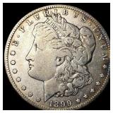 1899 Morgan Silver Dollar ABOUT UNCIRCULATED